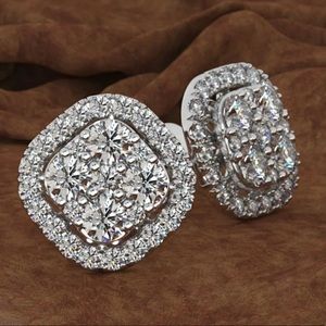 Brand New Genuine Earrings .925 Sterling Silver!